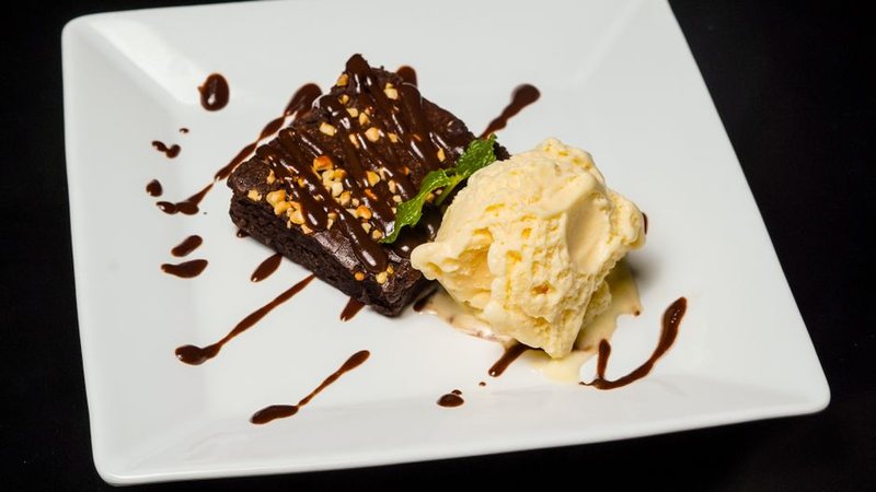 Brownie con Helado